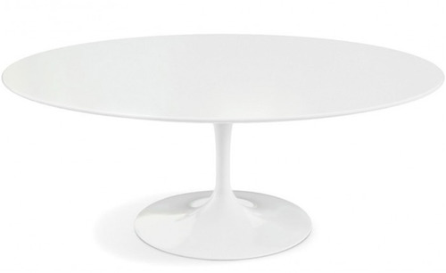 Mesa Saarinen Jantar Oval Nanoglass 1,98 X 1,22 X 75