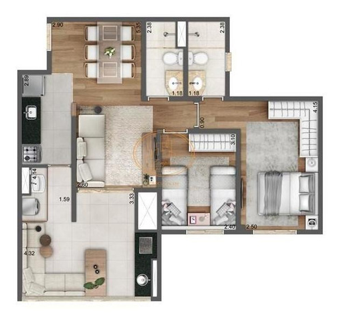 Apartamento Com 3 Dormitório(s) Localizado(a) No Bairro Santana Em São Paulo / São Paulo - 2980:906147