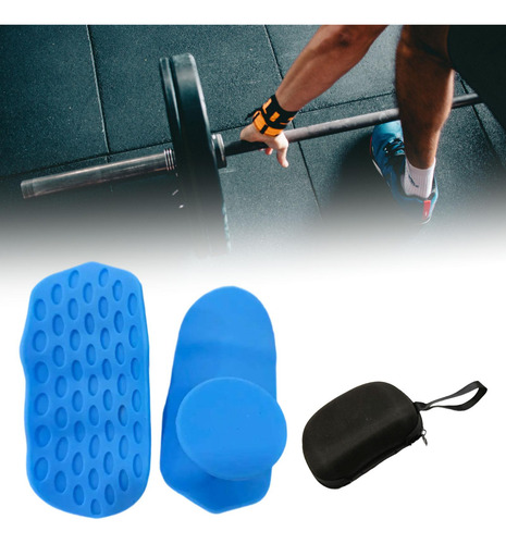 Arazos De Levantamiento De Pesas Grips De Gimnasio Azul