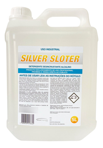 Silver Sloter Detergente Desincrustante Alcalino 5 Litros