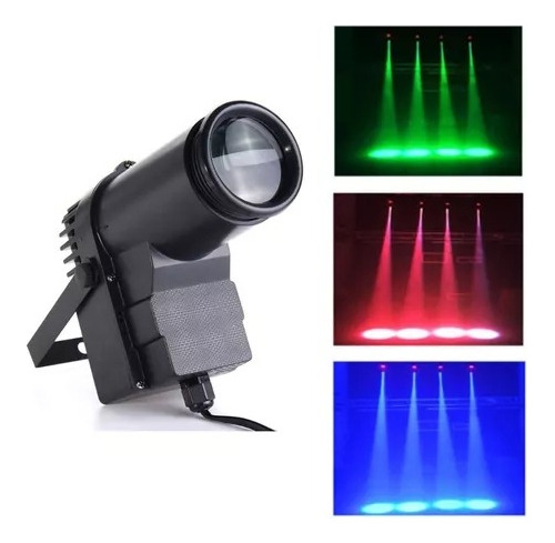 Foco Luces Bola De Discoteca Rgbw Luz Espejo Dmx Spotlight