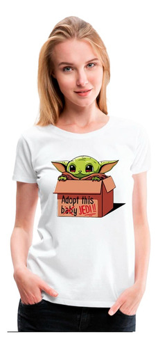 Polera Baby Yoda Box Jedi The Mandalorian Star Wars