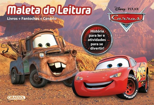 Disney Maleta De Leitura - Carros - Girassol, De Disney. Editora Girassol Brasil Edicoes Ltda, Capa Mole, Edição 1 Em Português