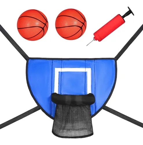 Generic Red portátil de baloncesto para exteriores, red de aro de baloncesto, sistema de fácil instalación para aros sin aros, diseño ligero para jugar en interiores y exteriores (negro