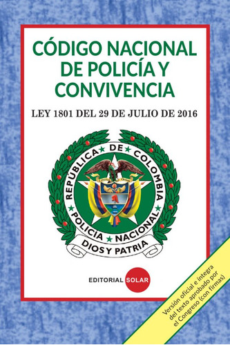 Libro Código Nacional De Policía (pocket)