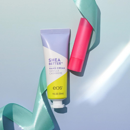 Eos Protector Labial Candy Cane + Crema Vainilla