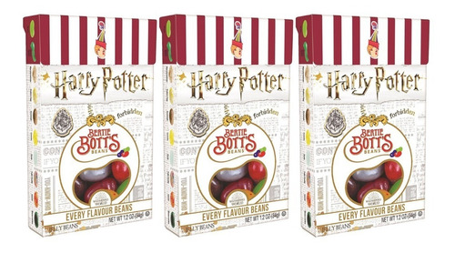 Pack 3 Dulces Bertie Botts Harry Potter Jelly Belly