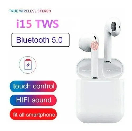 Auriculares Inalambricos Bluetooth Inear Tws I15 Android Ios