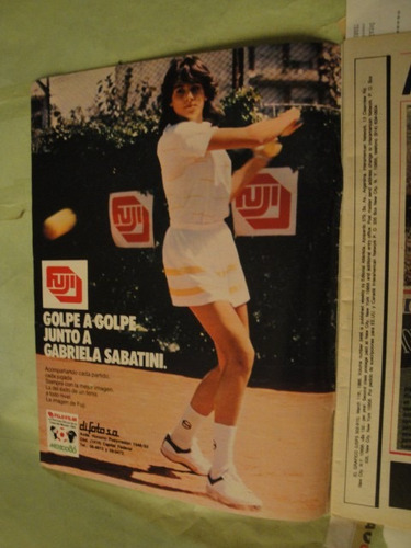 Publicidad Tenis Sabatini Año 1986