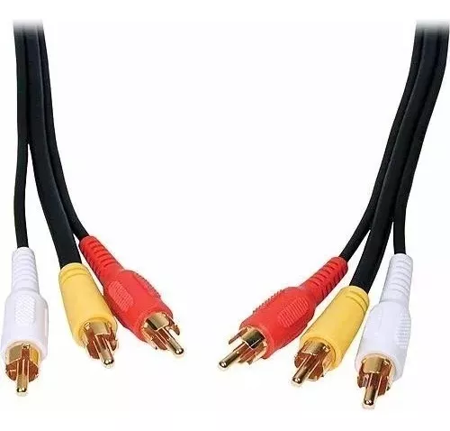 Cable Rca Rca Audio Video Macho Macho 1.5 Metros 3x3 Fichas