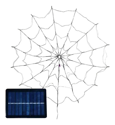 Luces De Hadas De Telaraña De Halloween Cadena De Lámparas