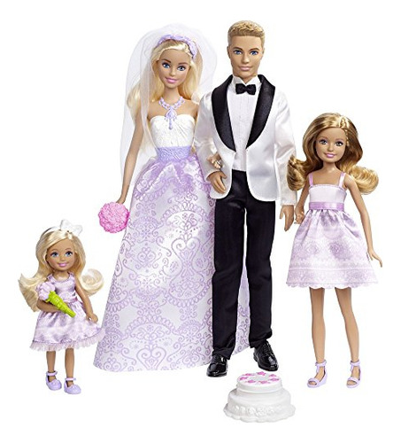 Set De Boda De Barbie Con Muñecas De Novia Y Novio Stacie Ch