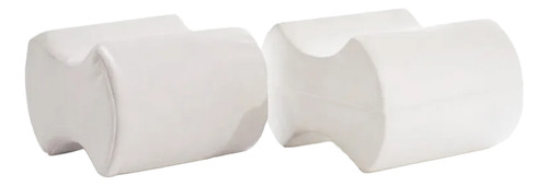 Almohadas Arcoiris X2 Pierna Rodilla Relax Alta Densidad Blanco