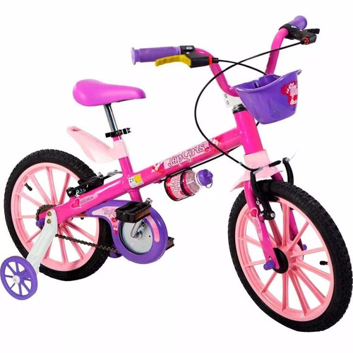 Bicicleta Infantil Nathor Menina Aro 16 Top Girl Criança
