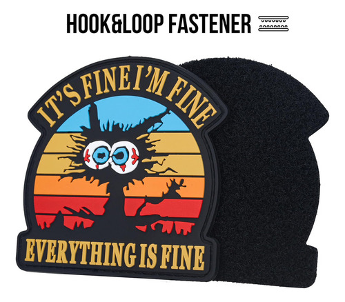 Parche It's Fine I'm Fine Everything Is Fine, Divertido Parc