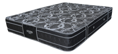 Colchón Viggo Esmeralda 160x190 Cm Alta Densidad 260 Kg Negro