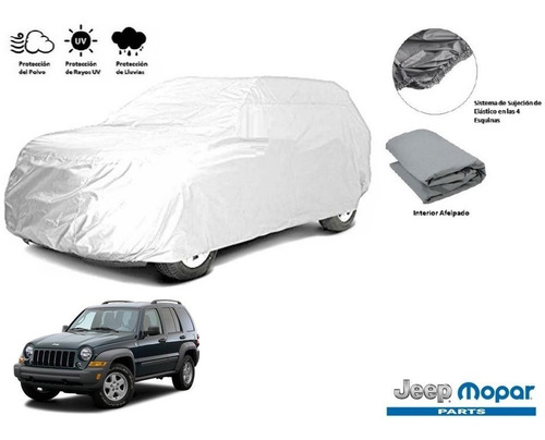 Cubierta Funda Cubre Auto Afelpada Jeep Liberty 3.7l 2012