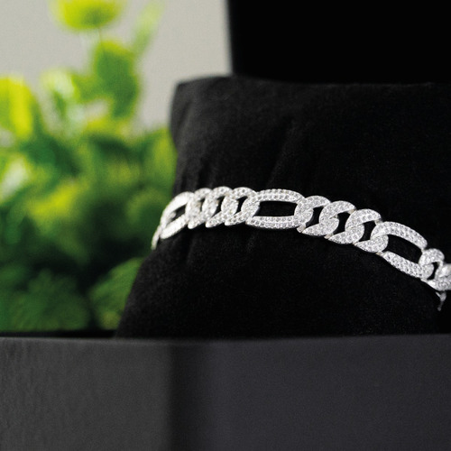 Pulsera Gruesa De Plata Fina .925 Hombre/mujer Tipo Cartier Color Plateado Diámetro 10 Cm Largo 22 Cm