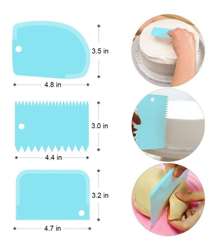 Imagen 7 de 8 de Kit De Decoración 72 Uds C/picos/manga Pastelera/duayas Y +
