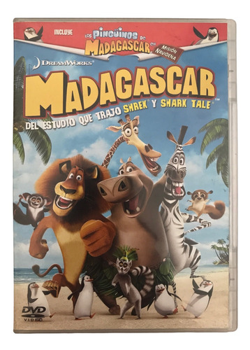 Dvd Madagascar / Los Pinguinos De Madagascar Mision Navideña