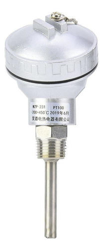 Rtd Pt100 Sensor De Temperatura Sonda 1/2 Npt Cabeza Termin