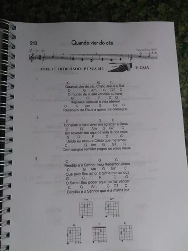 Cifra.hinário Ccb N5 Cifrado Violão