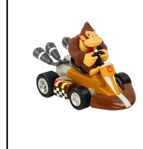 Figura Mario Kart Vehículo De Colección  Carro De Fricción, 