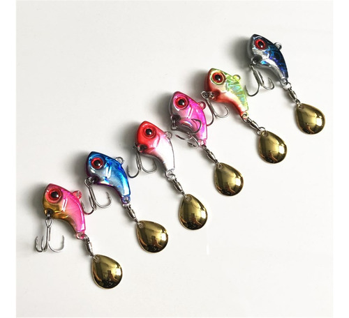 (a-9) Cuchara Giratoria De Metal Duro Para Cebos Para Peces,