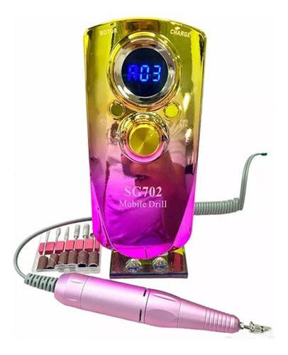 Pulidor Inalambrico De Uñas Eléctrico Digital Sg-702.