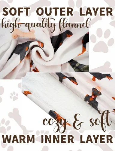 Manta Con Capucha Doberman Pinscher Regalos Para Todos Gris