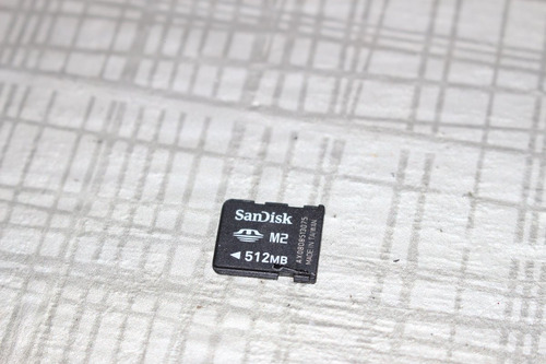 Cartão Memória Micro M2 512mb Sandisk Original Reliquia