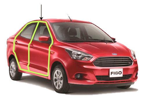 Kit Hule Empaque Para 4 Puertas Ford Figo