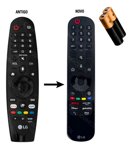 Controle Remoto Magic An-mr18 Smart Tv  LG Novo Original