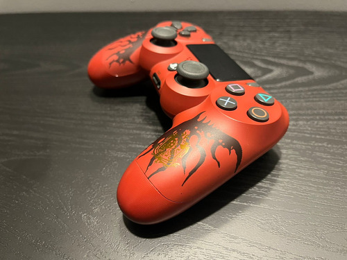 Control Dualshock 4 Monster Hunter Rathalos Ps4 Original Rojo (Usado)