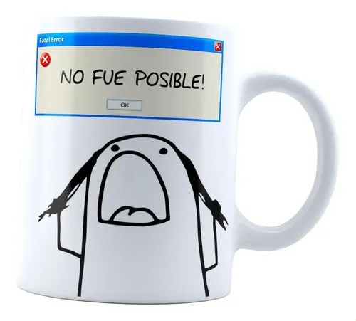 Taza Flork Cargando Paciencia Espere, Error Meme Divertido | MercadoLibre