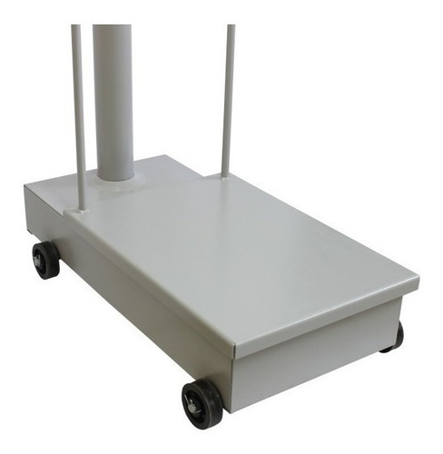 Imagem 3 de 3 de Balança comercial analógica Welmy 104 CH 300kg com mastro cinza 540 mm x 380 mm