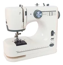Comprar Maquina De Coser Nictom MC02 Mini Compacta Portable 12 Tipos De Puntada Color Blanco