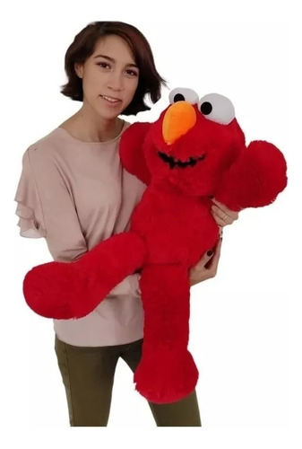 Peluche Elmo De Plaza Sésamo 50 Cm Excelente Calidad