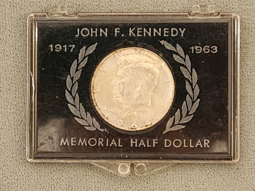 Moneda De Plata John Kennedy Memorial Half Dollar 1917/1963 