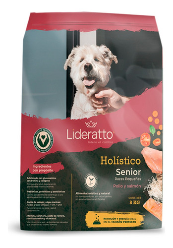 Lideratto Alimento Holístico Para Perro Senior Razas Pequeña