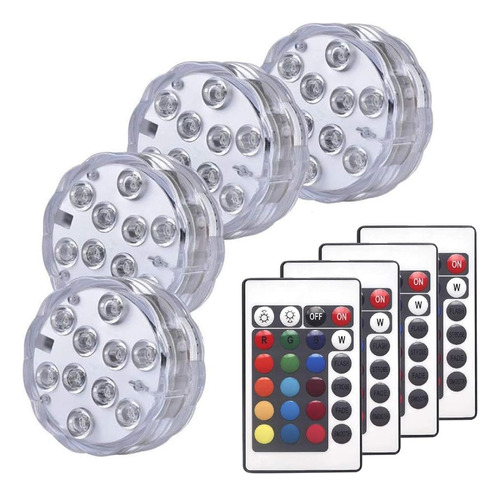 Luces Led Sumergibles Estanque Fuente Luces De La Piscina Pe