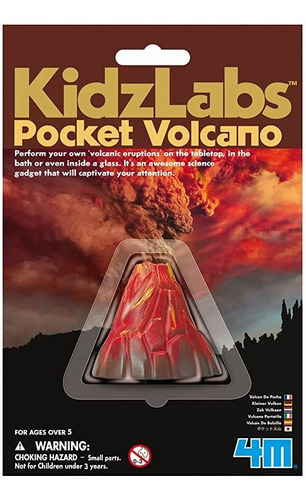 13.1 Volcán Pies Kidzlabs Bolsillo, Bricolaje Química Geolog