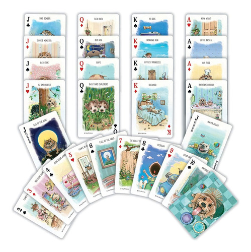 Juego De Cartas Para Perros Con Licencia Oficial De Maste...