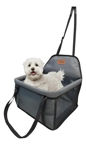 Cadeira Para Pet Assento Carro Seguro Até 15kg Ganhe Coleira - R$ 77