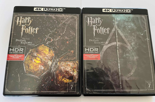 Blu-ray 4k Harry Potter Las Reliquias De La Muerte 1 Y 2