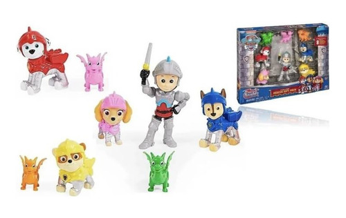 Paw Patrol Set Fig Cachorros Caballeros (6062122)