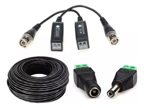 Camaras Cable Para Kit Seguridad Cctv Armado 15mts Utp