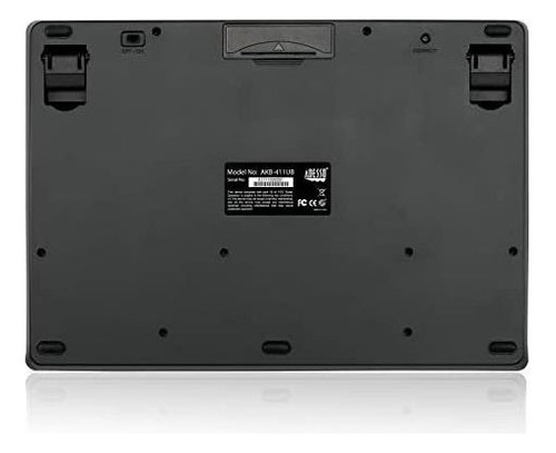 Teclado Wkb-4110 Inalámbrico Con Panel Táctil/negro