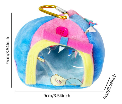 Muñeca En Miniatura Mini Tent Tent Tent Toy Encantador Azul
