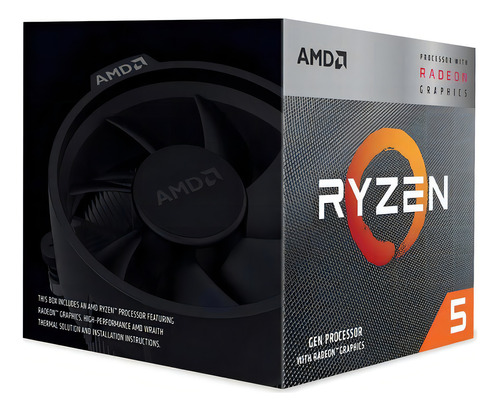 Caixa Do Ryzen 5 3400g, Embalagem Sem Processador (Usado)